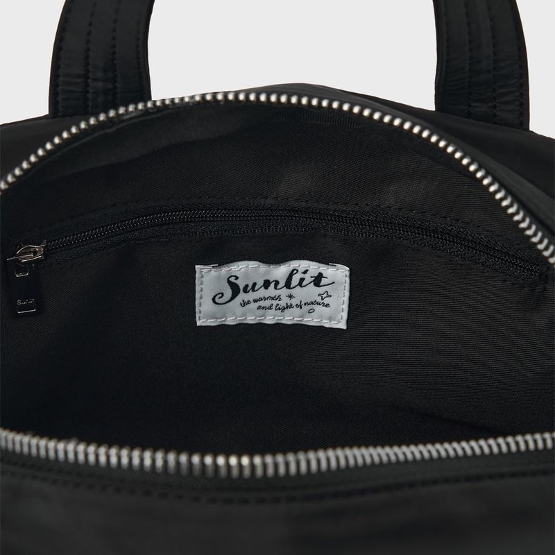 Lettering Cross Tote Bag (Black)