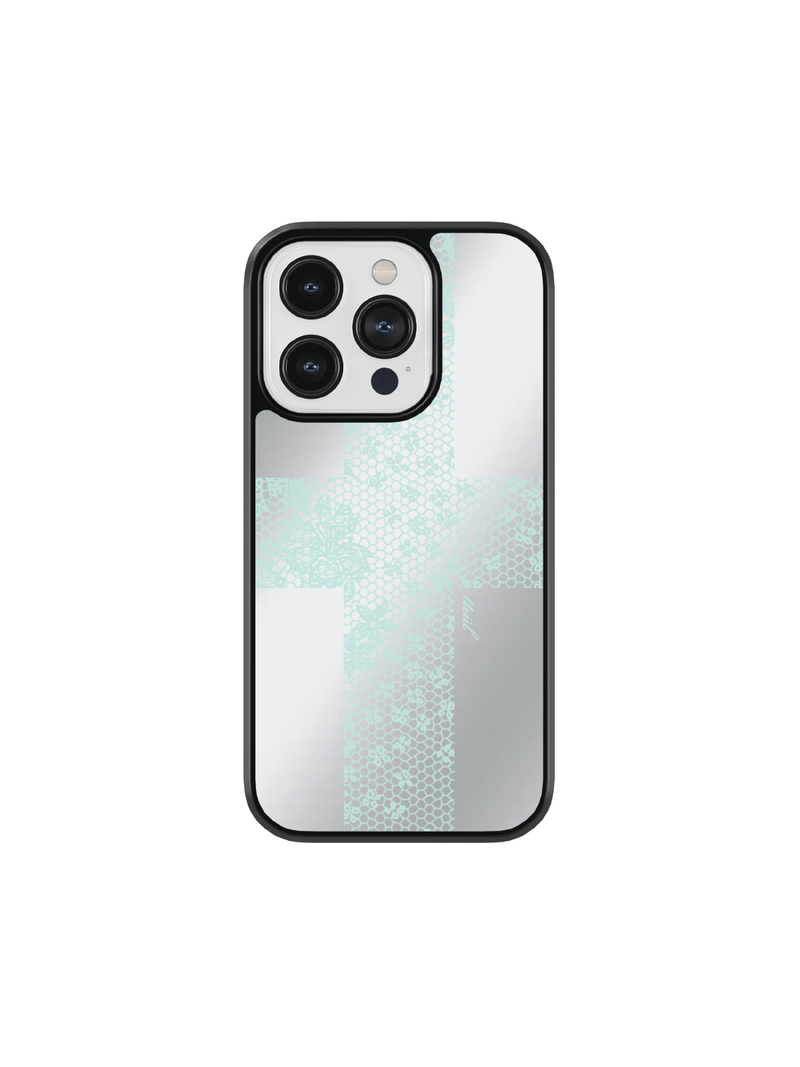 [Mirror] Lace Cross Case