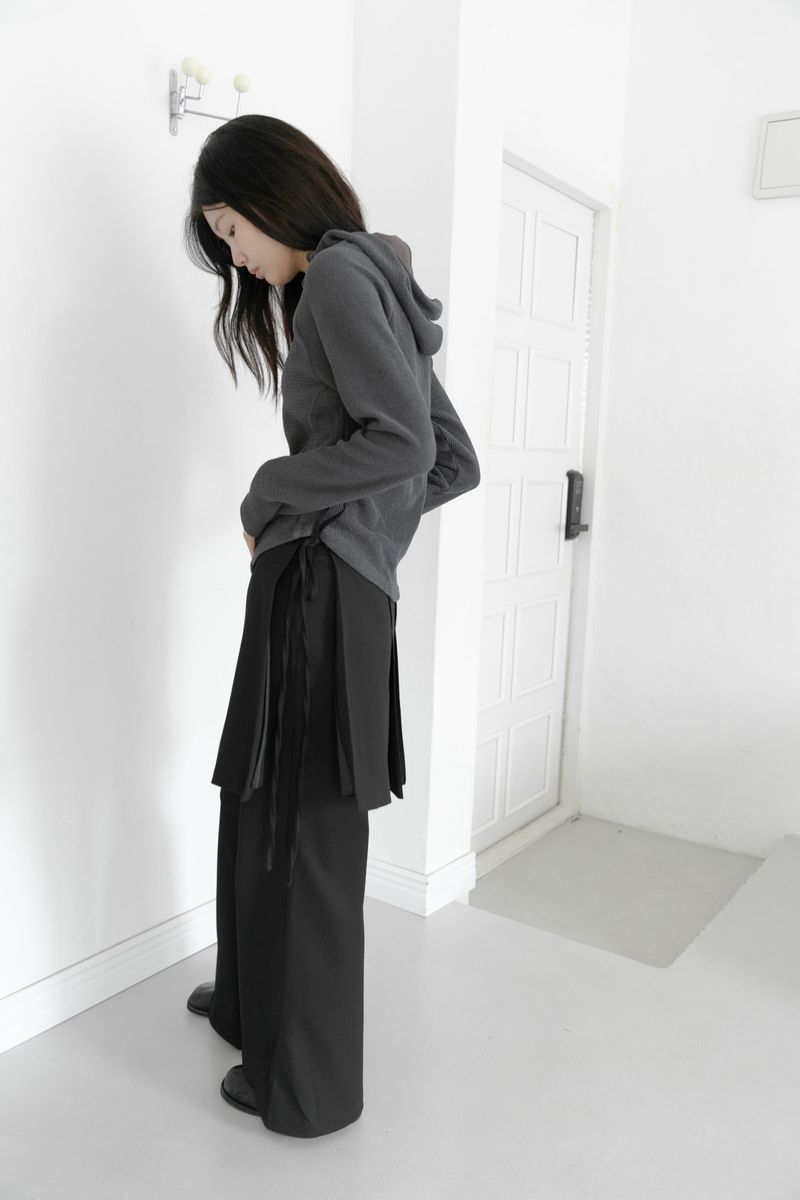curve button golgi hood top(3colors)