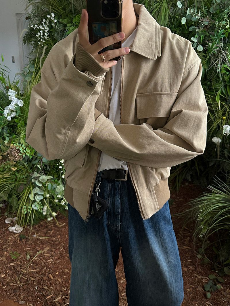 Kant Double Collar Blouson (2color)