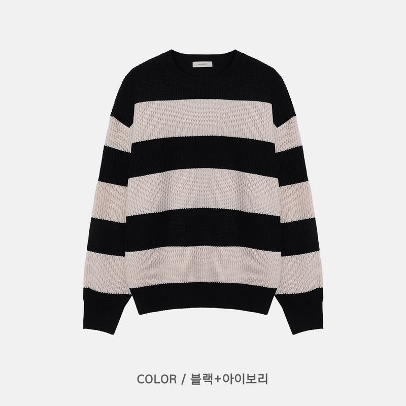 [BEST]CANDY DAILY DANGARA ROUND KNIT(8COLOR)