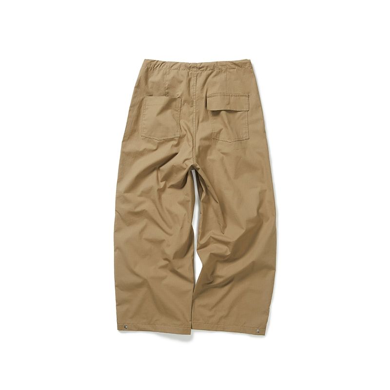 Easy ripstop parachute pants / Beige