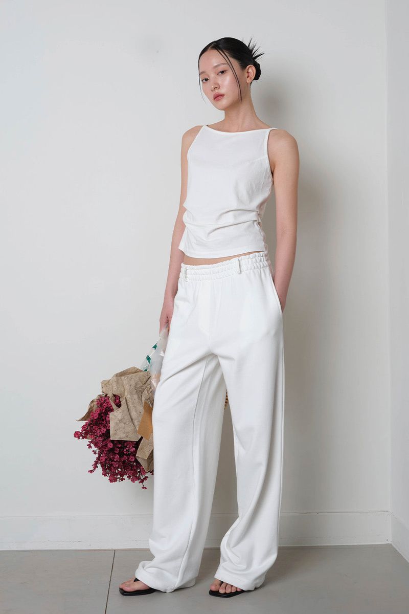 Cowl Sleeveless_Ivory