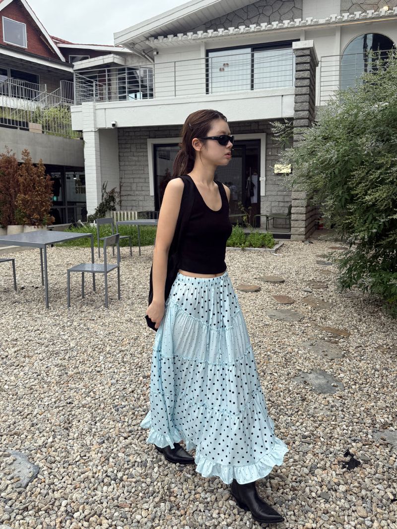 dot cake skirt