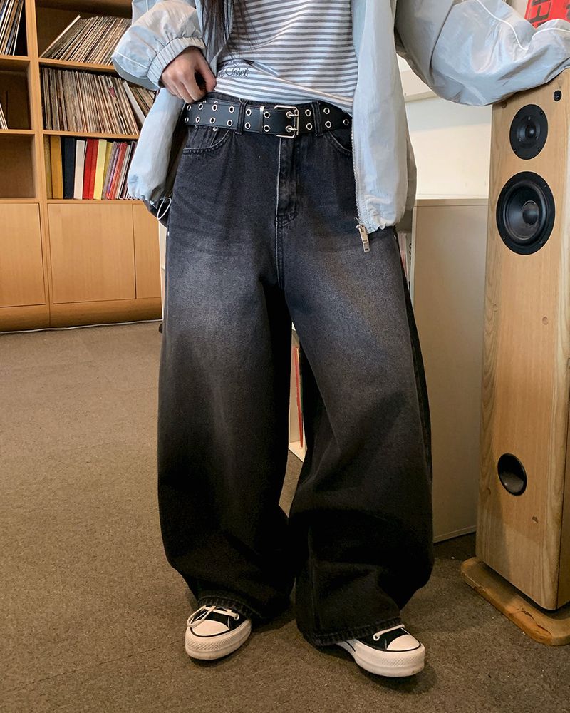 [ORIGINAL] PRESS BALLOON WIDE DENIM PANTS