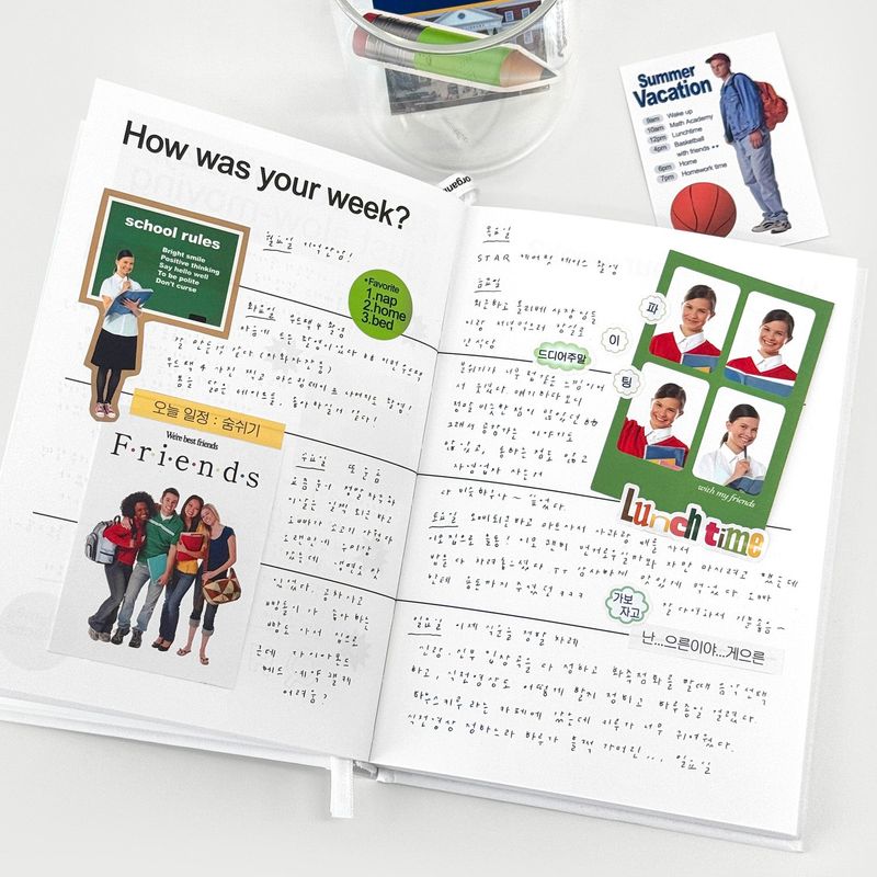 oab school pack / scrap sticker set