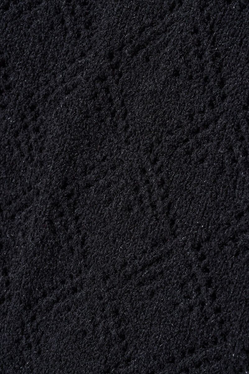 knit top (black)