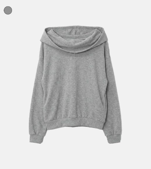 Off wide ribbed hoodie