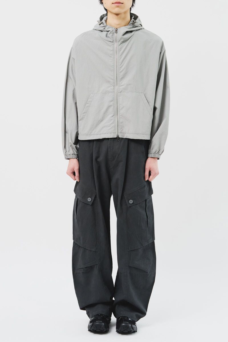 Square Cropped Hooded Jacket (5color)