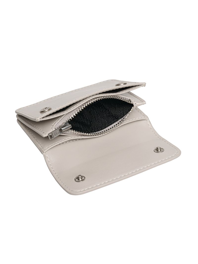 DOT Accordion Coin & Card Wallets warm gray