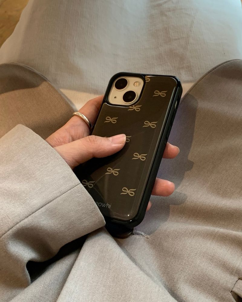 [MADE] mini logo epoxy bumper case_brown