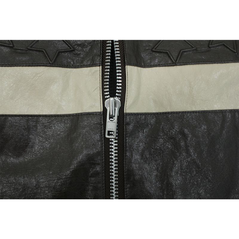 Bluesf Racing Star Leather Jacket