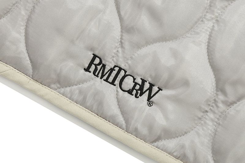 RECENT LOGO M65 PARKA_LIGHT GREY