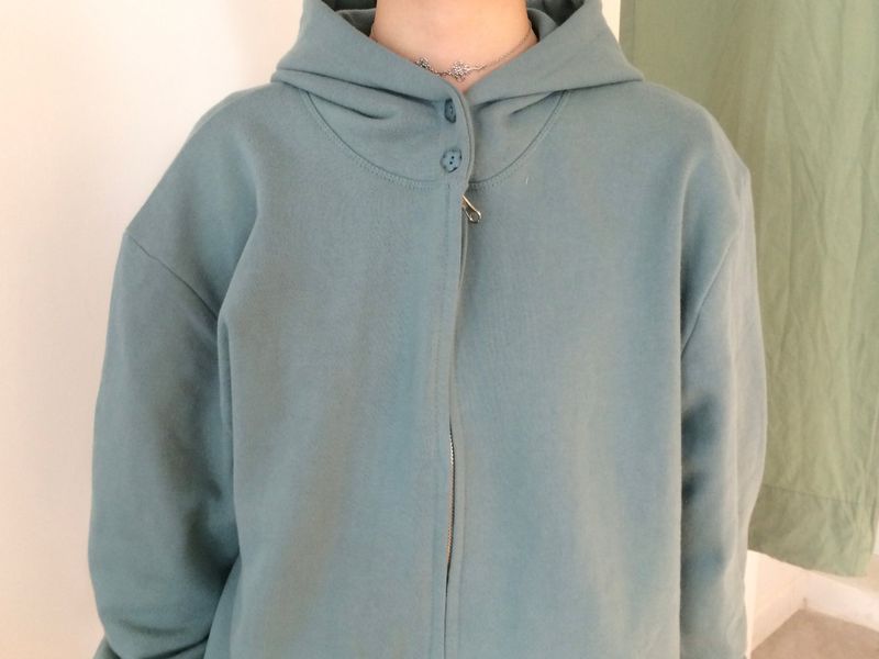 Haze Flower Hooded Zip-Up