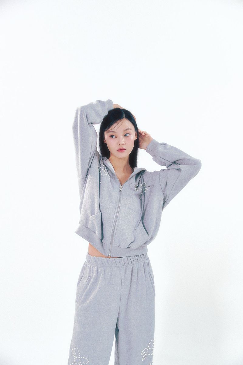 Pearl Track Pants Gray