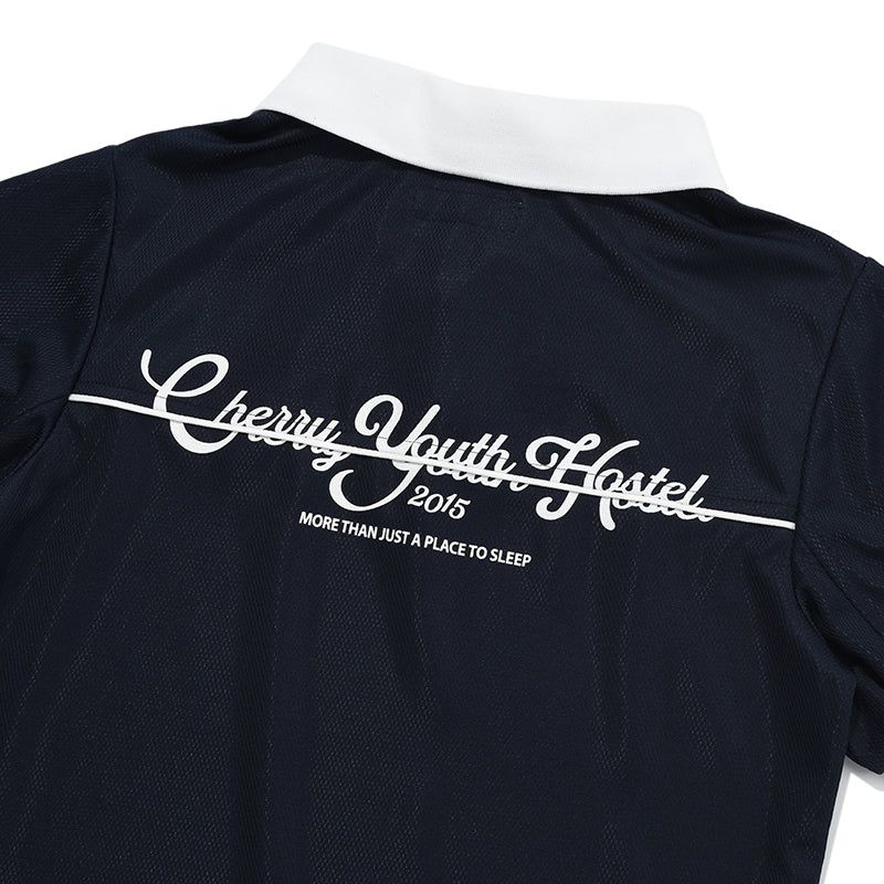 DIVIDE PIQUE T-SHIRT [NAVY]