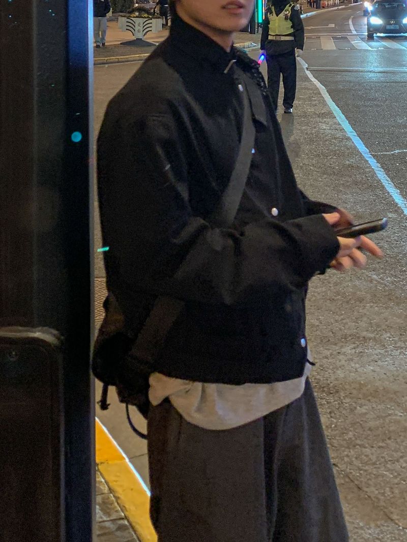  80's snap hunting jacket