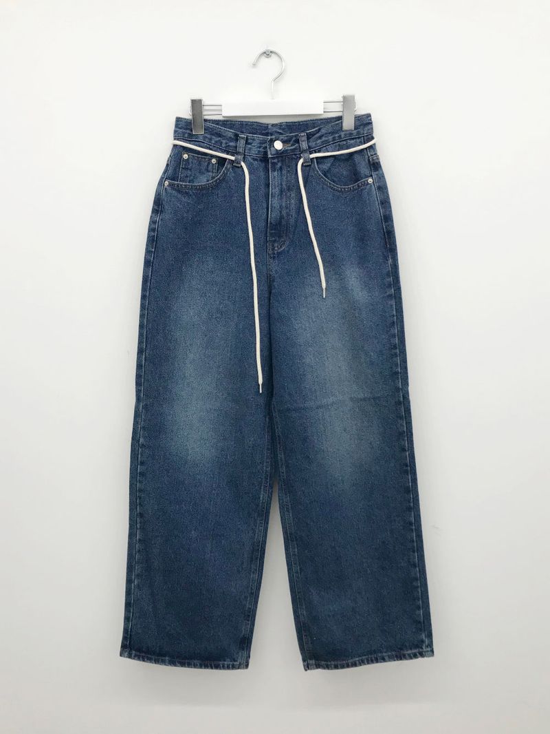 Mare String Denim Pants (2color)