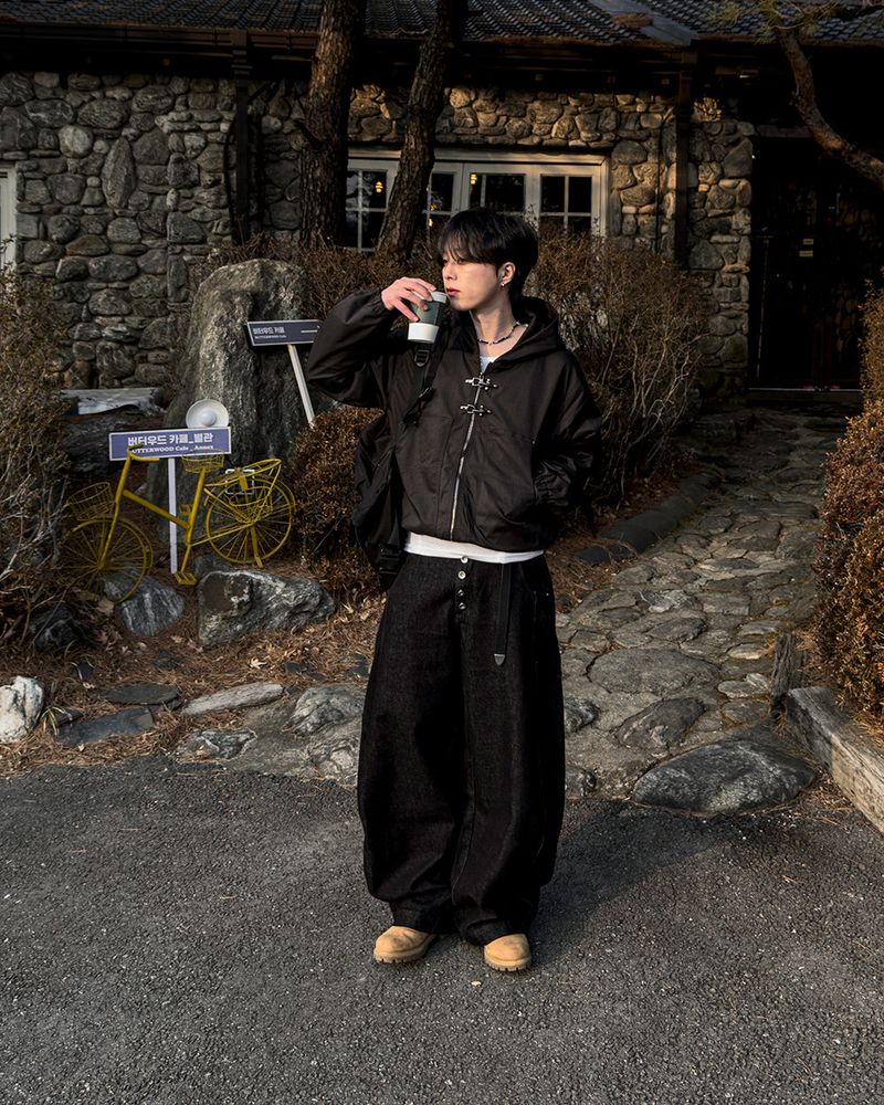 Lexer Fireman Buckle Hooded Jacket