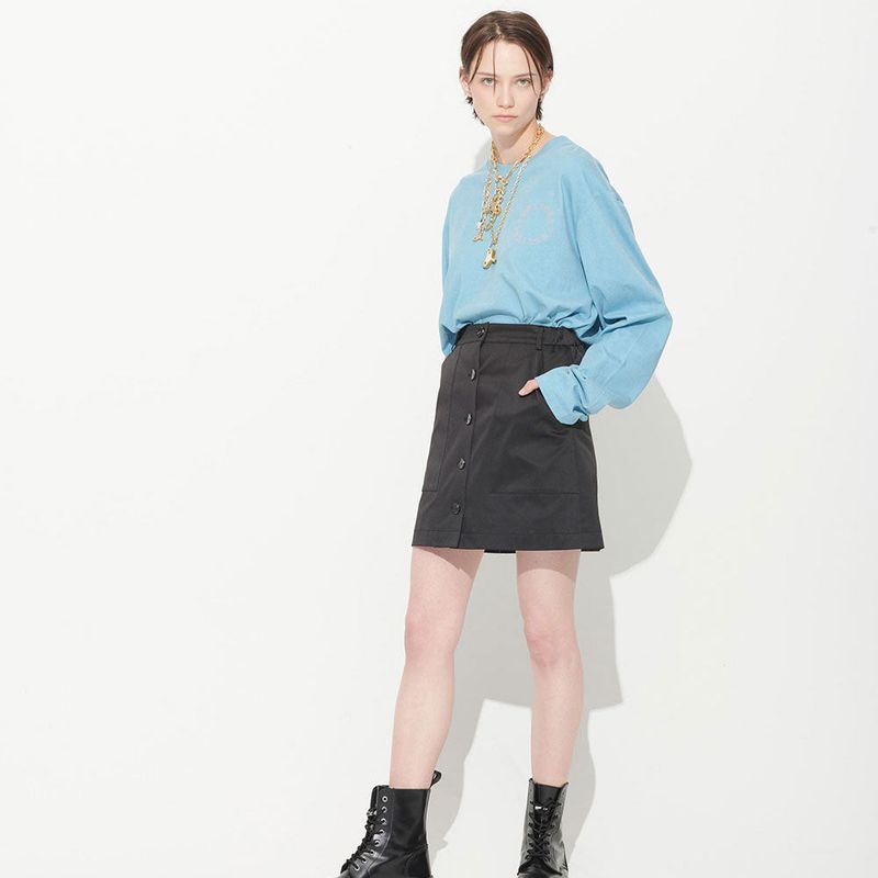  [UNISEX] JACKSON PRINTED TEE, PIGMENT BLUE