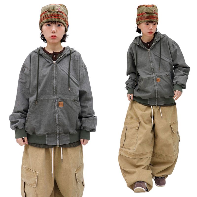 Vintage Work Hooded Jacket