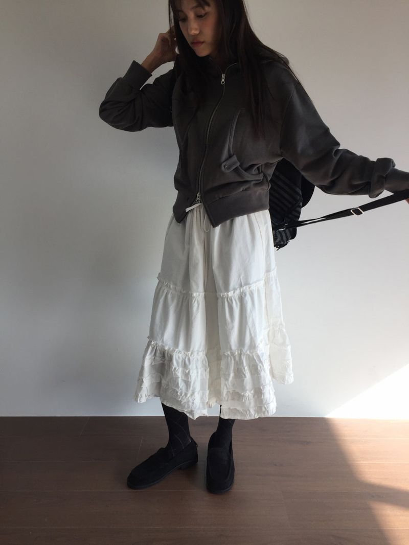 Yacht Frill Tiered Skirt (1color)