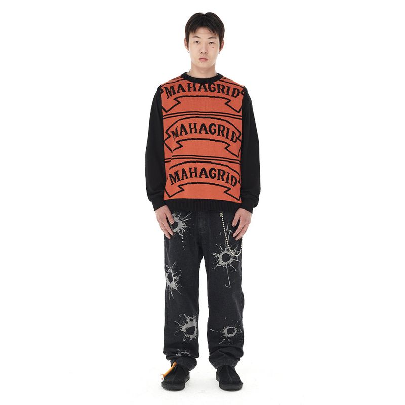 FLAG LOGO KNIT VEST