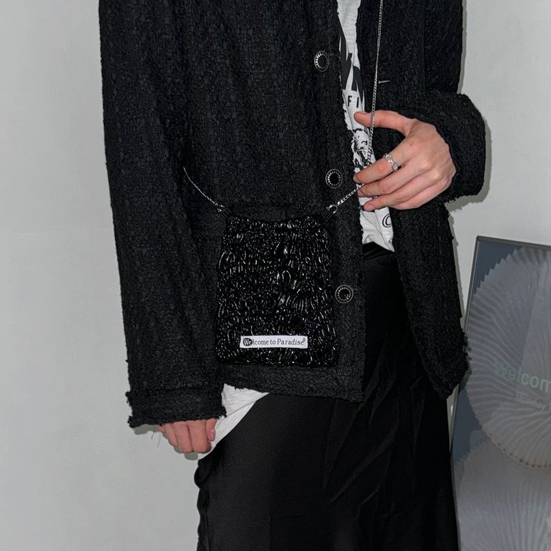 Sha-pei Rumple Bag (Black)