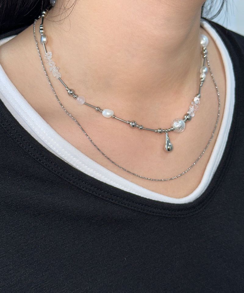 coral bell necklace
