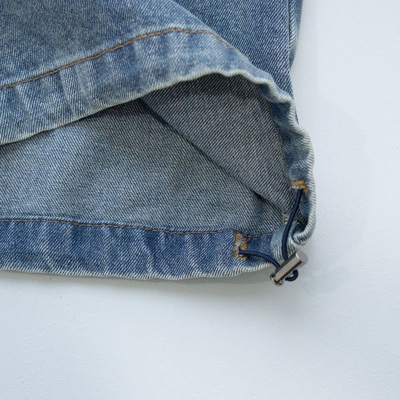 Leaf Double Knee Denim Pants