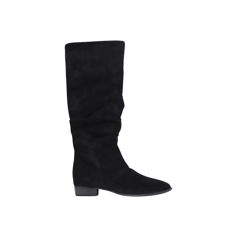 BOHEMIAN SUEDE RUCHED BOOTS