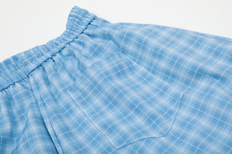 Check Balloon Shirring Pants 232008614