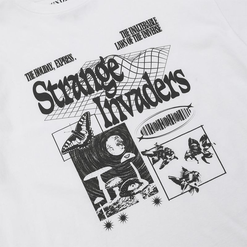 Invaders Half T-shirt_White