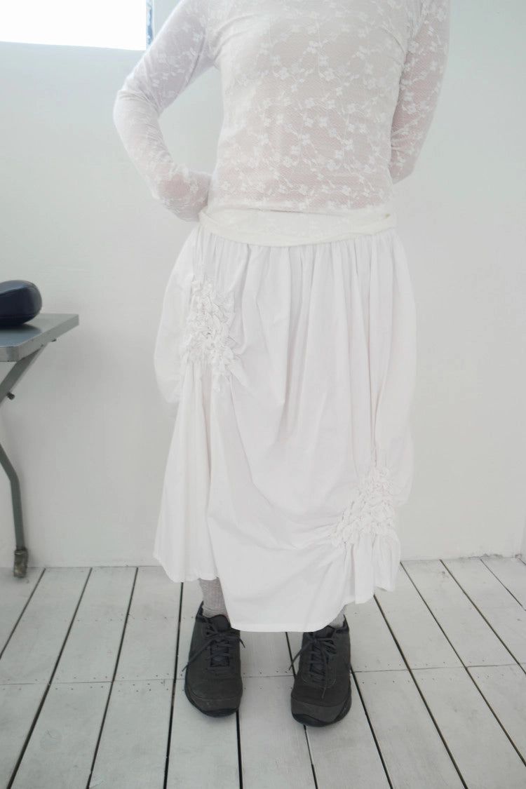 callhag（コールハグ）の「flared shirring skirt (2c)（Skirts）」