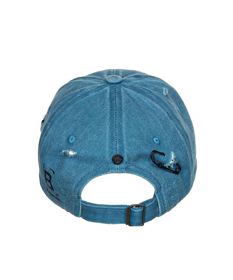 BBD Ripped Custom Vintage Clash Pigment Cap (Ocean Blue)