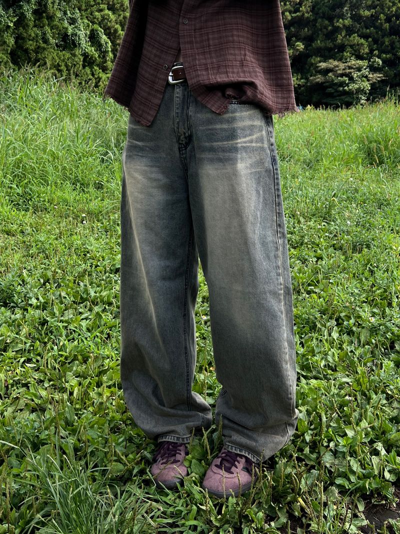 Ravi Raw-Edge Check Shirt (4 Colors)