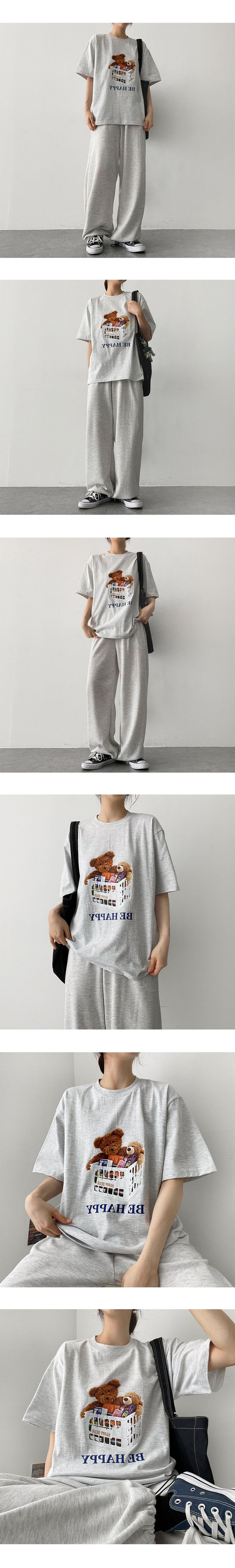 Bear basket short sleeve tee