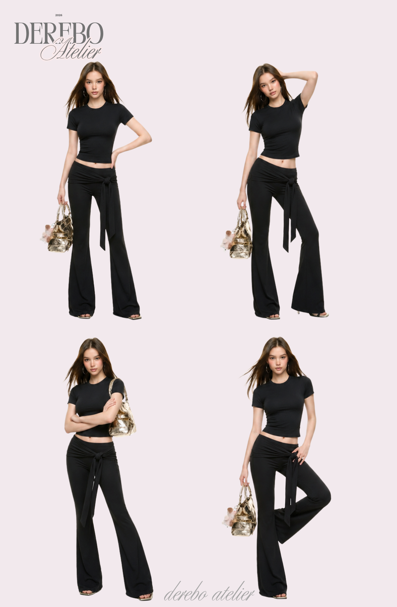 Soft Slim Shirring Wrap Flare Training Set-up (SET)