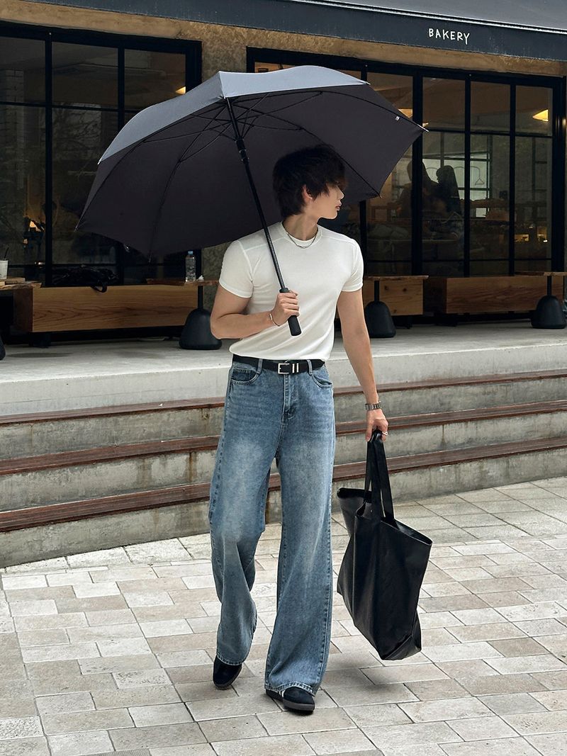 LMN Mer Cut Flare Fit Denim Pants (6 colors)