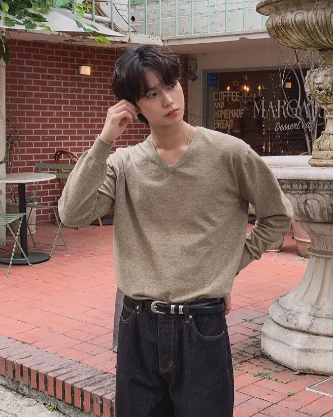 Lovent Basic V-neck Knit