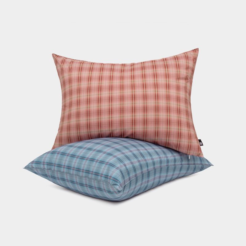 dormor(ドルモル)の「Dust-Free Vintage Check Pillowcase(Interior)」