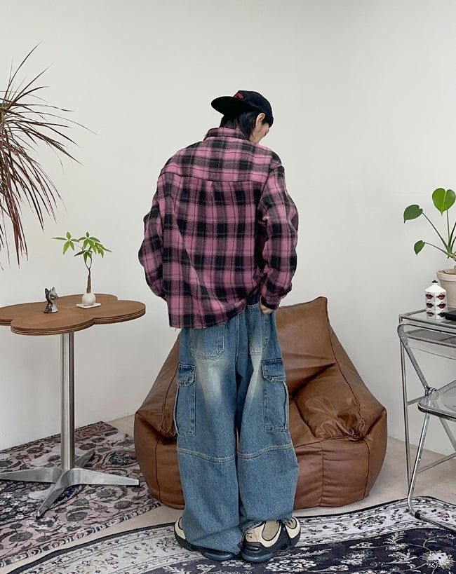 Else flannel check shirt