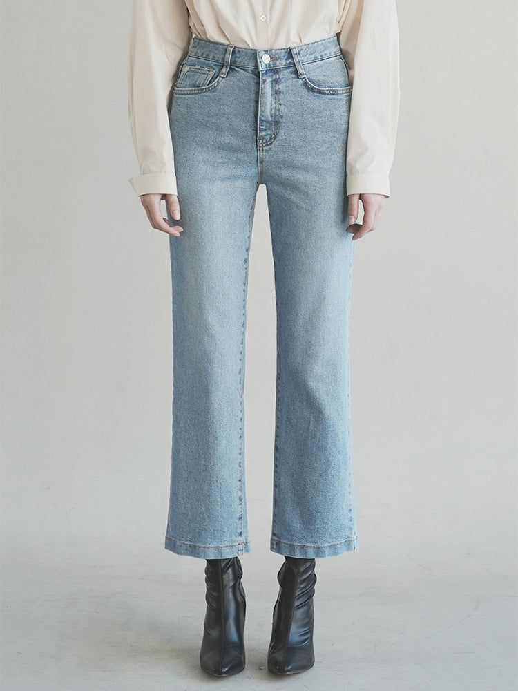 WAAR（ワル）の「W1004 STRAIGHT DENIM PANTS_LIGHT BLUE（Pants）」