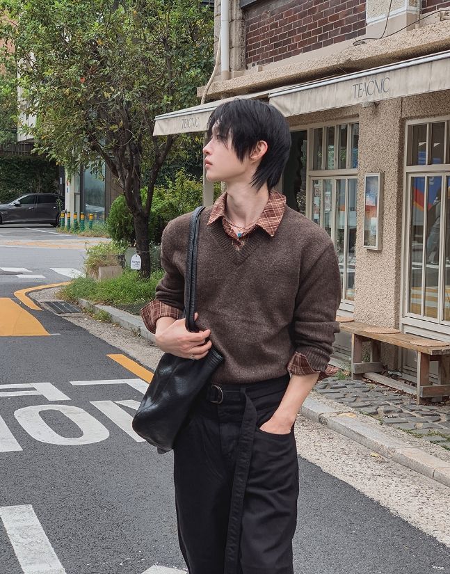 ハドン ヨーク カット ベルテッド ワイド パンツ