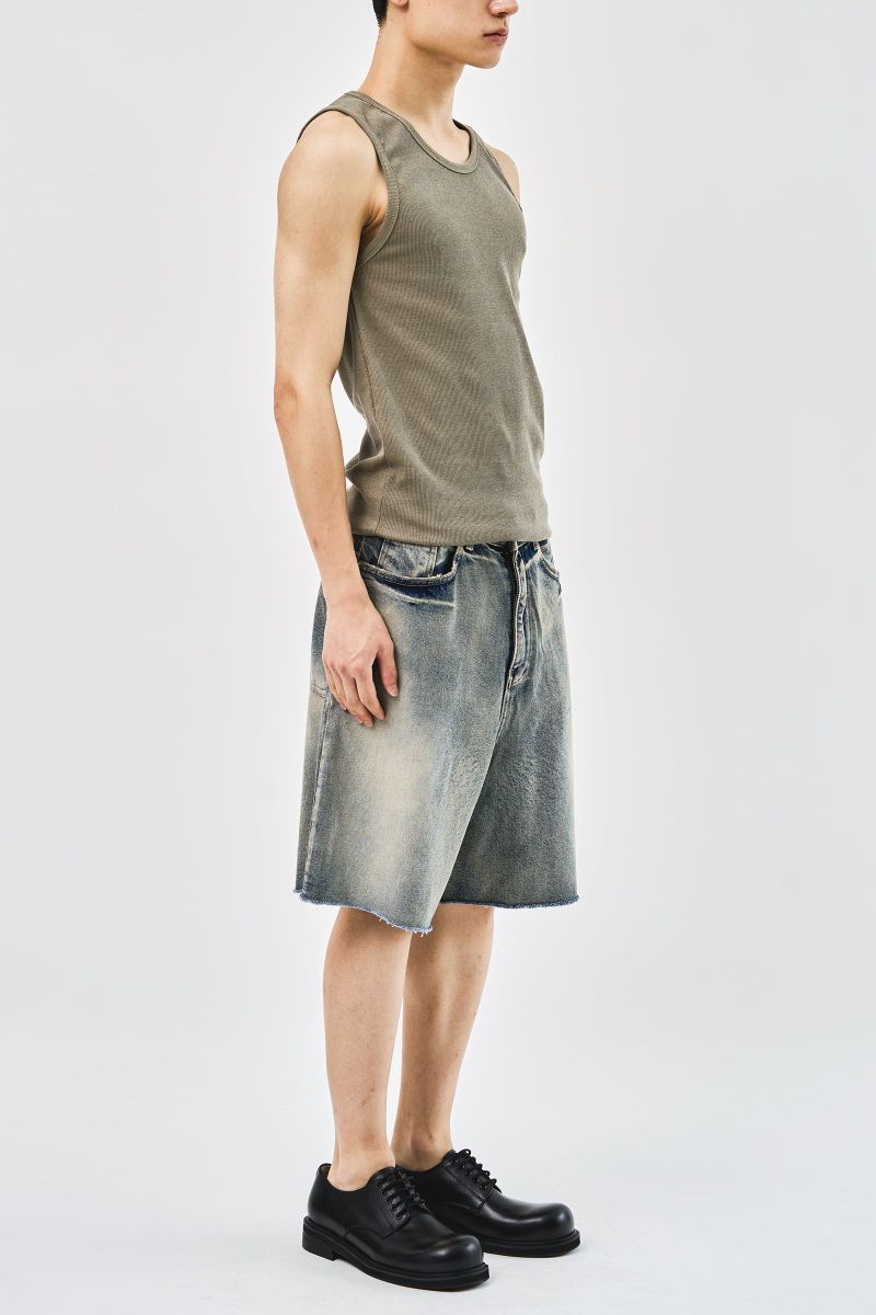 Milky Bermuda Denim Shorts