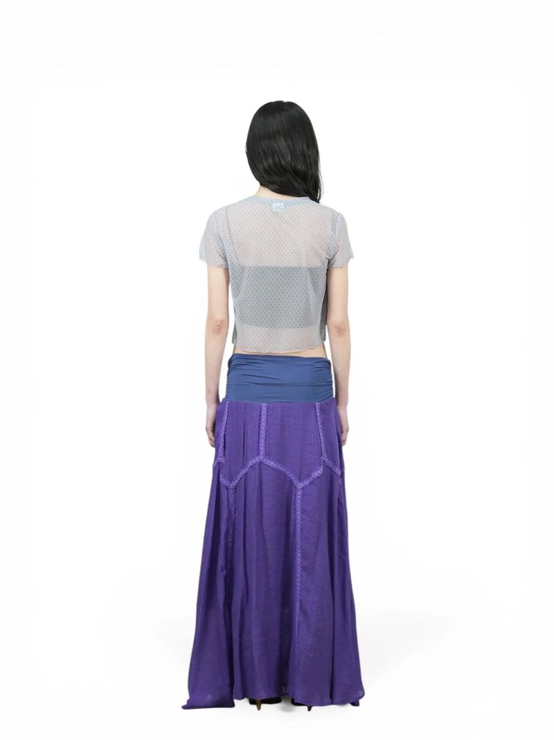 FOREST LONG SKIRT (PURPLE)
