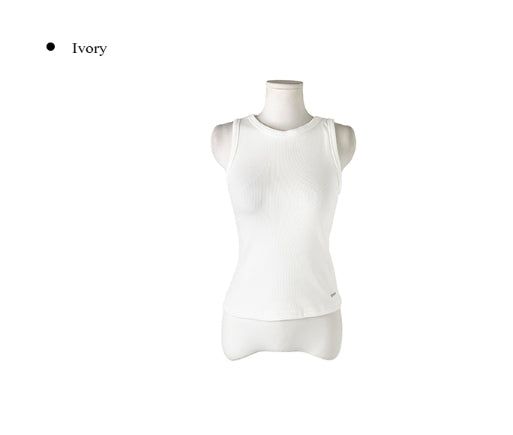 Nattie Basic Pendant Ribbed Sleeveless