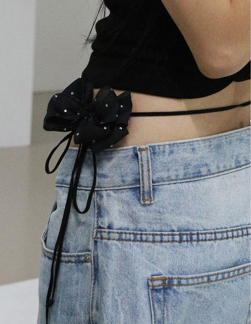 [MADE] Capsule02 Big Cubic Ribbon Belt Strap