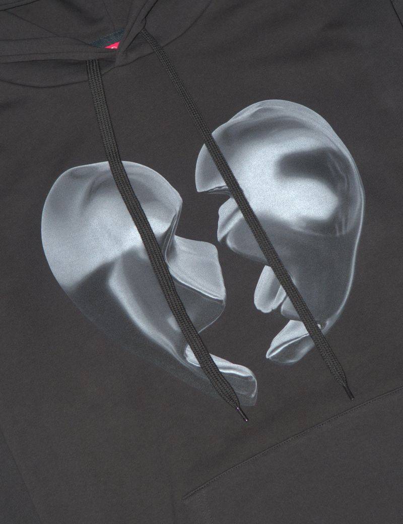 Broken Heart Hoodie GRAY