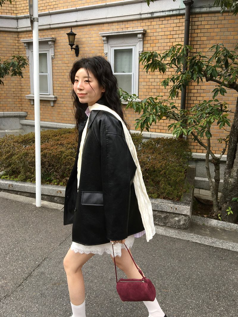 [MADE] ENTRY LEATHER JACKET
